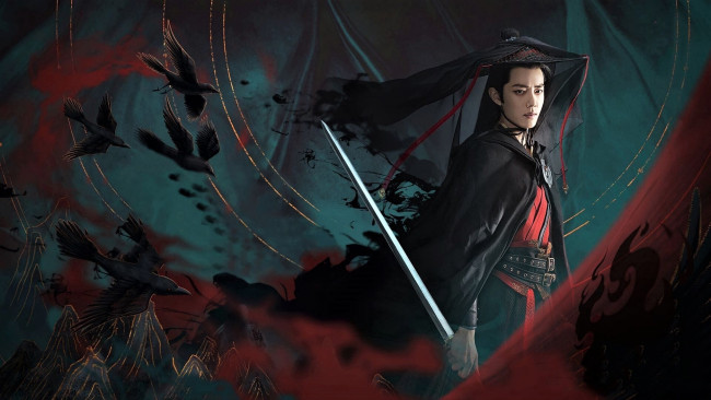 Обои картинки фото кино фильмы, new smiling proud wanderer, странник, шляпа, меч, вороны