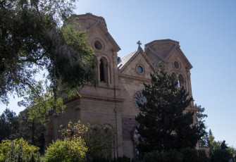 обоя the cathedral basilicai, santa fe, new mexico, города, - католические соборы,  костелы,  аббатства, the, cathedral, basilica, santa, fe, new, mexico