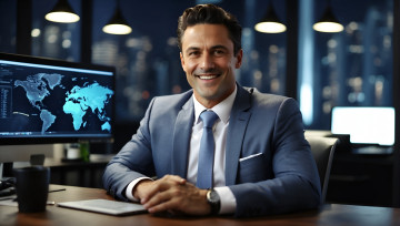 Картинка 3д+графика люди+ people бизнесмен