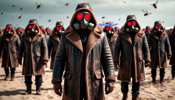 Картинка нексус+по+книге+“дингир” 3д+графика фантазия+ fantasy нексус по книге дингир существа ангелы демоны арты иллюстрации противогазы картинки книгам книги nexus angels demons arts