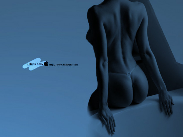 Обои картинки фото mac, think, sexy, компьютеры, os