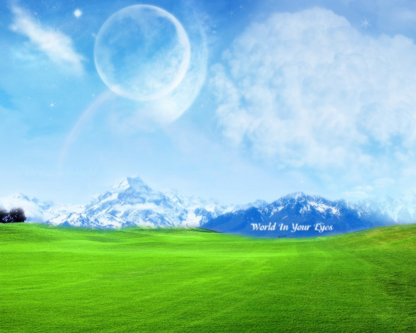 Обои картинки фото world, in, your, eyes, vol, by, sakrich, компьютеры, windows, vista, longhorn