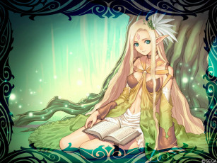 Картинка аниме shining tears wind