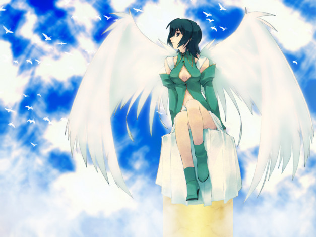 Обои картинки фото аниме, angels, demons