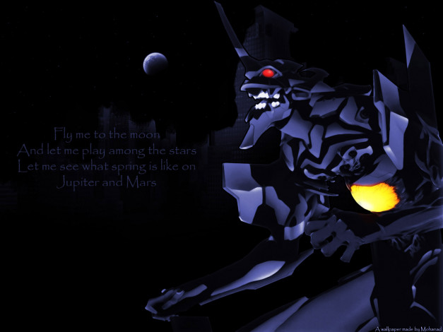 Обои картинки фото аниме, evangelion