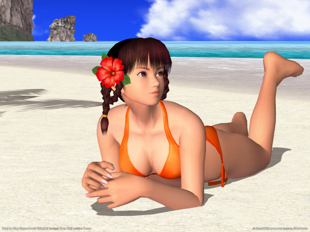 Обои картинки фото dead, or, alive, xtreme, beach, volleyball, видео, игры