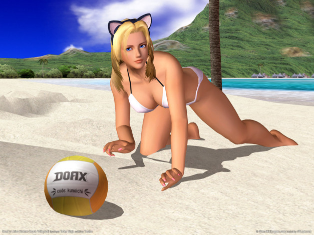 Обои картинки фото dead, or, alive, xtreme, beach, volleyball, видео, игры