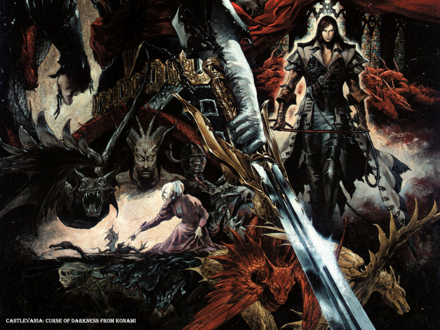 Обои картинки фото видео, игры, castlevania, curse, of, darkness