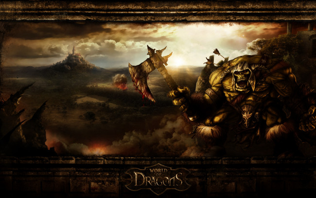 Обои картинки фото world, of, dragons, видео, игры