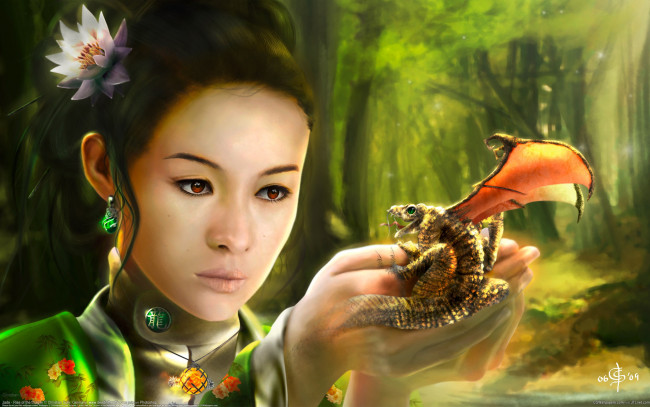 Обои картинки фото фэнтези, красавицы, чудовища