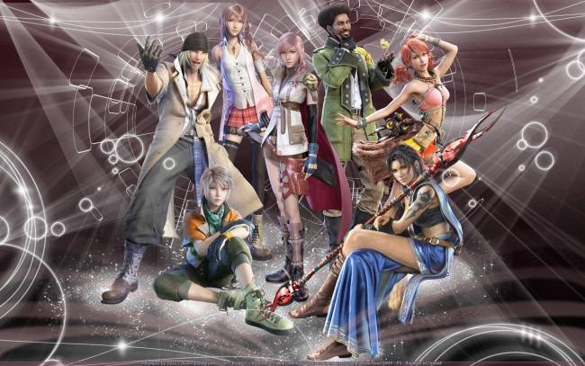 Обои картинки фото final, fantasy, xiii, видео, игры