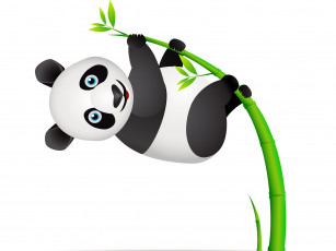 Картинка векторная графика панда