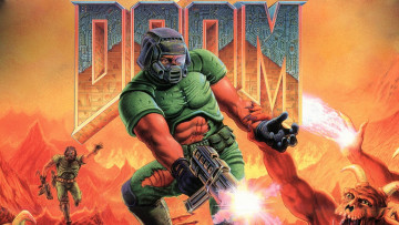 Картинка doom видео игры