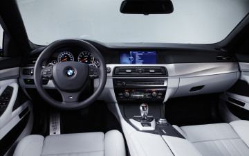 Картинка bmw m5 saloon 2012 автомобили спидометры торпедо