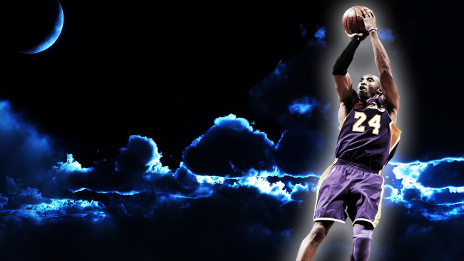 Обои картинки фото спорт, баскетбол, облака, луна