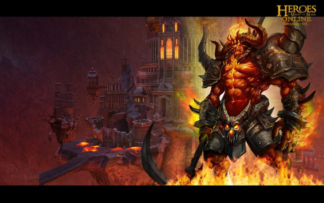 Обои картинки фото heroes, of, might, and, magic, online, видео, игры