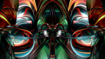 Картинка 3д графика fractal фракталы