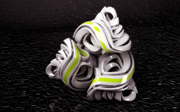 Картинка 3д графика другое узор темный фон