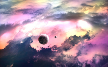 Картинка космос арт планеты