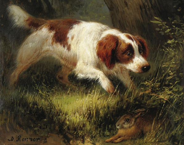 Обои картинки фото рисованные, henriette, ronner, knip, ronner-knip