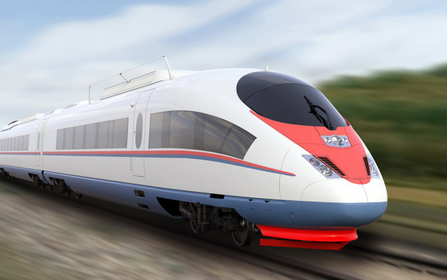 Обои картинки фото техника, поезда, экспресс, скорость, изящество