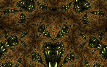 Картинка 3д графика fractal фракталы цвет узор