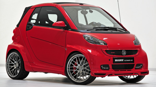 Обои картинки фото smart, автомобили, brabus, германия, daimler, ag, особо, малый, класс