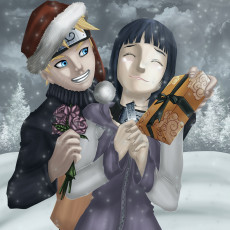 Картинка аниме naruto хината пара арт наруто