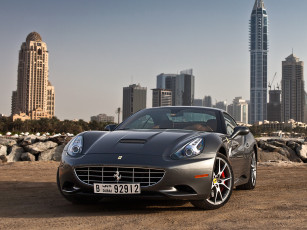 Картинка автомобили ferrari темный us-spec california 30