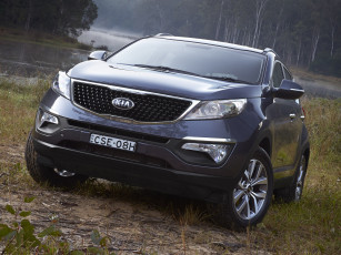 обоя автомобили, kia, темный, 2014г, au-spec, ', sportage