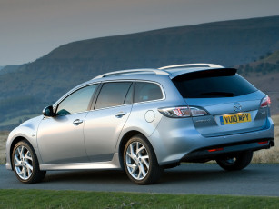 Картинка автомобили mazda gh серый uk-spec wagon 6