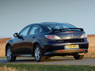 Картинка автомобили mazda синий gh 6 hatchback uk-spec