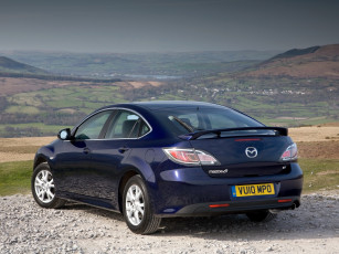 обоя автомобили, mazda, синий, gh, uk-spec, hatchback, 6