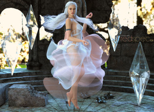 Картинка 3д+графика люди+ people девушка взгляд пони