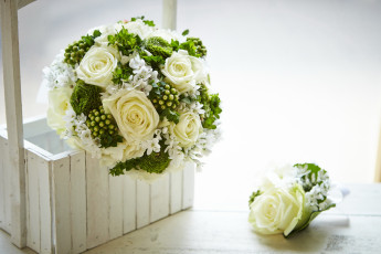 Картинка цветы букеты +композиции жасмин лютик розы