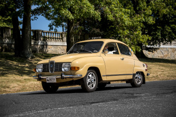 Картинка saab+96 автомобили saab автошоу автопробег выставка