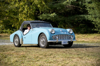 Картинка triumph+tr3 автомобили triumph автопробег выставка автошоу