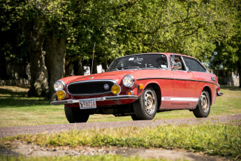 Картинка volvo+1800es автомобили volvo автошоу выставка автопробег