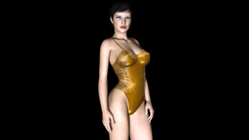 обоя 3д графика, люди , people, фон, взгляд, девушка