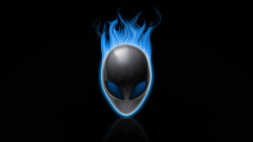 Картинка компьютеры alienware фон логотип
