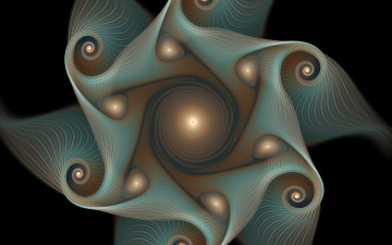Картинка 3д+графика фракталы+ fractal фон узор цвета
