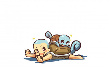 Картинка рисованные дети мальчик boy squirtle панцирь сквиртл радость pokemon покемон