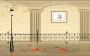 Картинка векторная+графика мебель комната