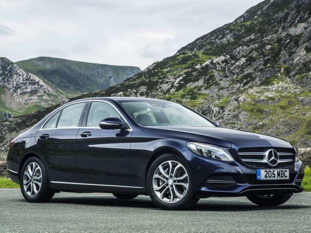 Обои картинки фото автомобили, mercedes-benz, c, 250, темный, w205, uk-spec, line, avantgarde, bluetec