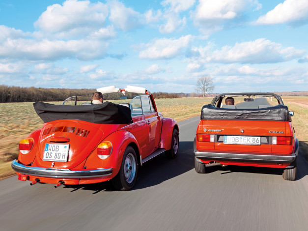 Обои картинки фото автомобили, volkswagen, красный