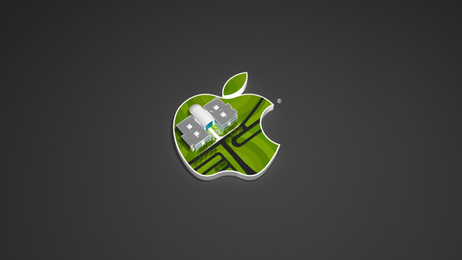 Обои картинки фото компьютеры, apple, логотип, яблоко, фон