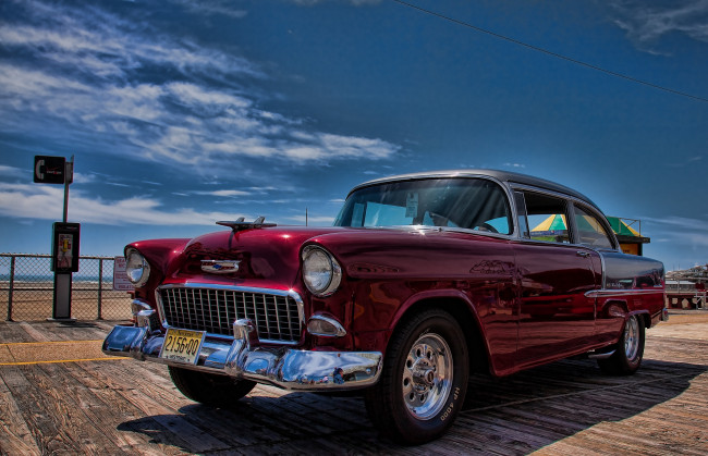 Обои картинки фото chevy, автомобили, chevrolet, дорога, авто, красный