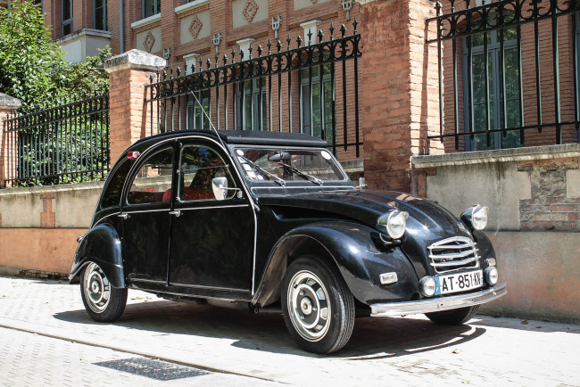 Обои картинки фото citro&, 235, n 2cv, автомобили, citroen, горд, дорога, авто