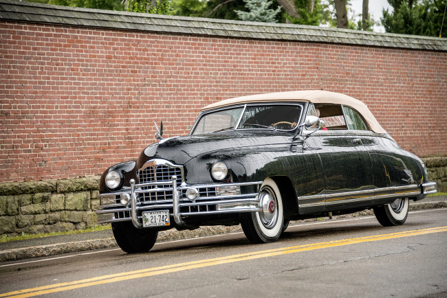 Обои картинки фото packard cabrio, автомобили, packard, автопробег, выставка, автошоу