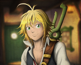 Картинка аниме nanatsu+no+taizai мелиодас грех ярости семь смертных грехов